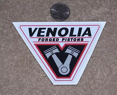 Venolia Forged Pistons  - Sticker  NHRA  Hot Rod  NASCAR  Indy 500 • $2