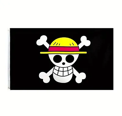One Piece Luffy Pirate Ship Flag Monkey D. Luffy Straw Hat Flag (23.6inx35.4in) • $12.99