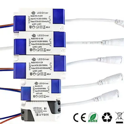 Led Driver Constant Current 12v 3w 18w 24v 24w 300ma 36w 7w 8-12w Dc Transformer • $3.79