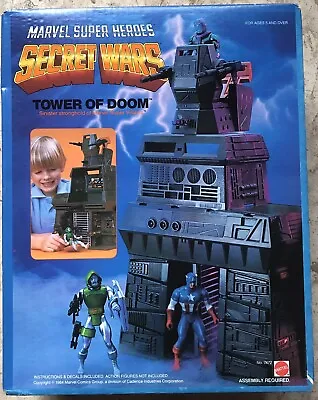 Tower Of Doom Playset Secret Wars 1984 MARVEL COMICS Mattel NEW Sealed • $269
