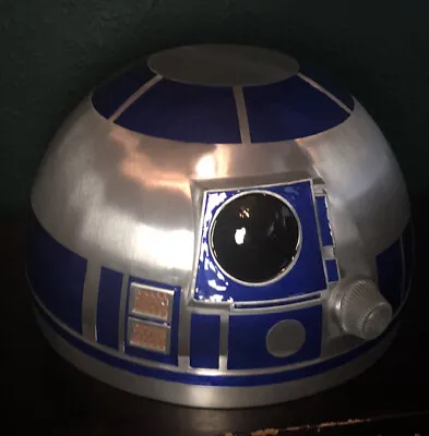 Disney Parks Star Wars Galaxy's Edge R2-D2 Droid Head 10  Metal Serving Bowl • $119.99