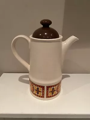 Vintage 70’s Sadler Coffee Pot Border Mission Design Celtic Rancher Stoneware • £9.99