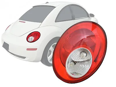 For 2006 - 2010 Volkswagen Beetle Tail Light With Bulb Passenger Side 1C0945172G • $80.99