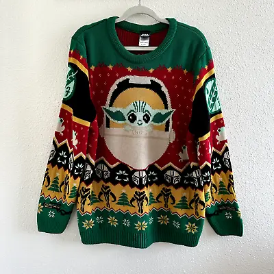 Star Wars Baby Yoda Grogu Ugly Christmas Sweater - Men's Size XL • $30