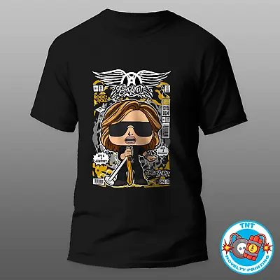 Mens Aerosmith Inspired T-shirt Music 80's 90's • $18