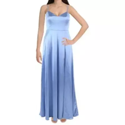 City Studio JUNIOR'S Satin Sleeveless Evening Dress| 7 | New With Defects • £24.10
