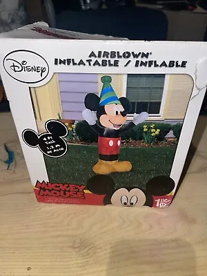 Mickey Mouse 4ft Holiday Inflatable (Tested/ Working) • $35
