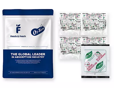 Fresh & Fresh (200 Packet) 400 CC Premium Oxygen Absorbers (4 Bag Of 50 Packet) • $24.99