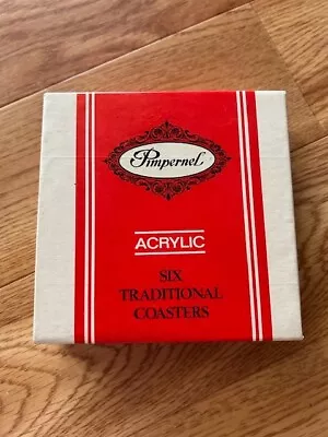 Vintage Pimpernel Coasters  Rosebud  X 6 • $20