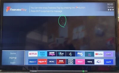 £119.99 • Buy Toshiba LL3C 32LL3C63DB 32 Inch 1080p Full HD LED Smart TV (SCRATCH Defect)