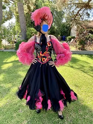 Cancan Costume Adult Saloon Girl Costume • $200