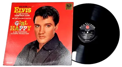 Elvis Presley  Girl Happy  1965 'UNIQUE VARIANT' US 1st.Press Near Mint Vinyl LP • $75
