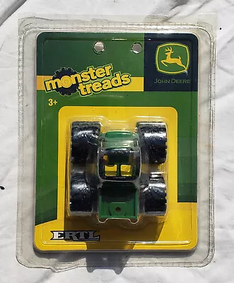 John Deere Monster Treads Toy Truck Green ERTL Stock #46103 2011 New • $9.99