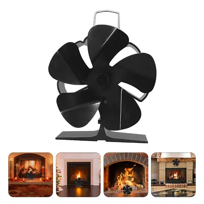 $34.16 • Buy Wood Burning Stove Fan Fireplace Fan Heater Blower Fans Home Non Electric