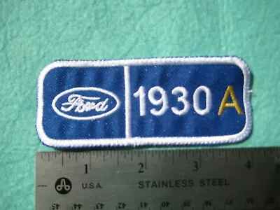 Ford 1930 Model A  Service Parts Dealer   Uniform Hat Patch • $9.99