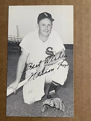 1950's J.D. McCarthy Nellie Fox Bowl Post Card Chicago White Sox • $65