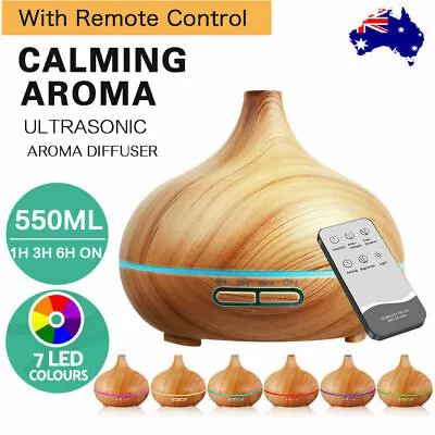 LED Aroma Aromatherapy Diffuser Essential Oil Ultrasonic Air Humidifier Purifier • $20.09