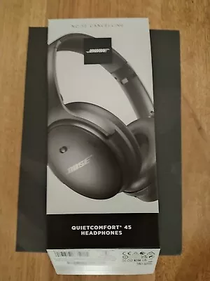 Bose QuietComfort 45 Wireless Noise Canceling Over-Ear Headphones (Triple Black) • $259.95