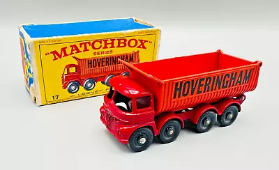 Matchbox Regular Wheel 17 - Hoveringham 8 Wheel Tipper W/BOX • $5