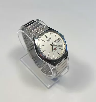 Mint Vintage Automatic Citizen Watch Automatic GENTS Caliber 8200 White Dial • $119.99