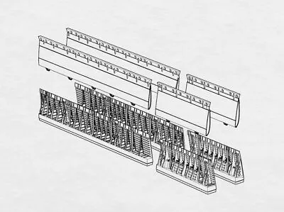 Brengun BRL48112 1/48 C-130 Flaps (Italeri) Resin Set For Italeri Kit • $51.99