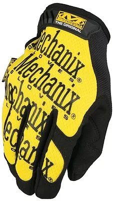 US Mechanix Original Glove Tactical Outdoor Leisure Gloves Yellow Black • $31.97