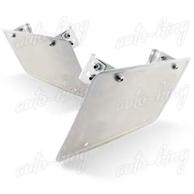 Adjustable Angle Bumper License Plate Mount Relocator Holder Bracket Universal • $9.24