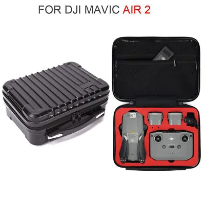 $42.49 • Buy Zipper Hard Carrying Case Storage Box Mesh Pocket For DJI Mavic Air 2 Drone