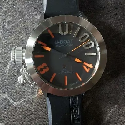 U-BOAT Classico Italo Fontana Limited Edition 55mm Titanium Automatic Watch Used • $1950