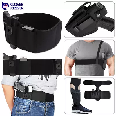Concealed Carry Gun Holster Underarm / Belly Band / Ankle Waist Belt Left Right • $8.69