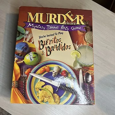 Murder A La Carte Burritos & Banditos Murder Mystery Game By Bepuzzled Complete • $17