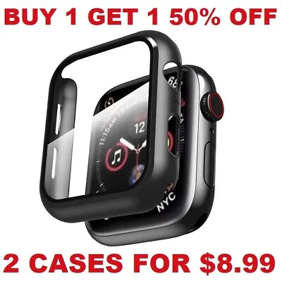 For Apple Watch Series 9/8/7/6/5/4/SE/Ultra 2 Full Cover Case Screen Protector • $5.99