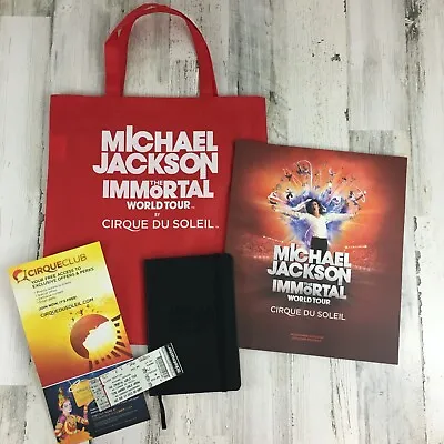 Michael Jackson Immortal World Tour Cirque Du Soleil VIP Bag Program Notebook • $26.99