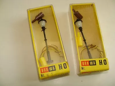£5.95 • Buy Brawa OO/HO Gauge Street/Station Lights X 2 - Gas Light Style - Boxed