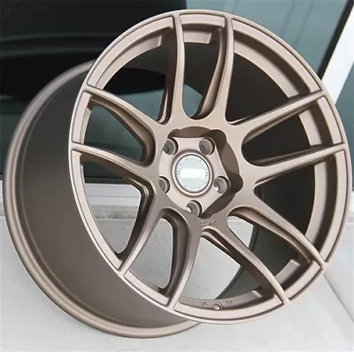 (4)SET 18x9.5/18x10.5 5x114.3 ESR WHEELS MATTE BRONZE MUSTANG 35Z 37Z G35 G37 • $1149