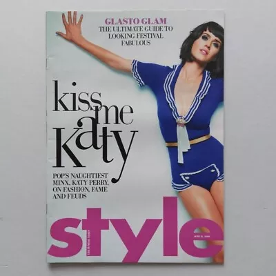 KATY PERRY - The Sunday Times Style - RARE UK Magazine (JUN 2009) • £8.95