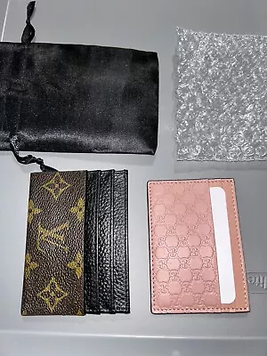 Gucci Micro Guccissima Leather Money Card Holder Rose/Coral(ish) 262837-525040 • $100