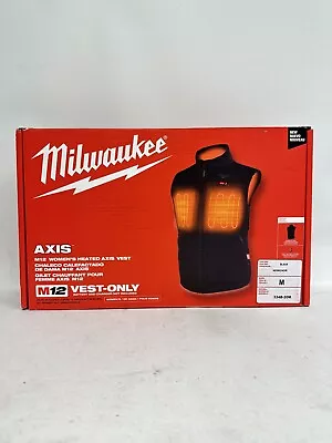 Milwaukee M12 Women's Heated Axis Vest Black Size M W/Battery Holder (334B-20M). • $144.50