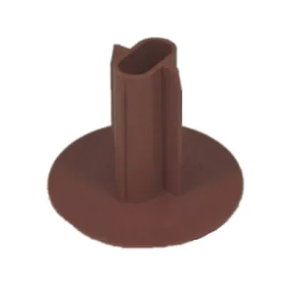 Cable Hole Tidy Grommet Twin Brown 2 X 7mm 50 • £13