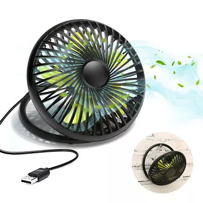 £6.59 • Buy MECO  Mini USB Desk Fan Quiet Cooler 2 Speed USB Portable Table Fan Home Office