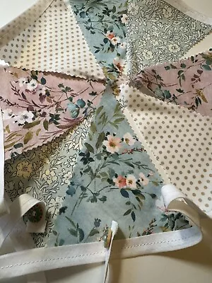 Handmade Cotton Bunting Floral - 2 Meters Single Sided • £8