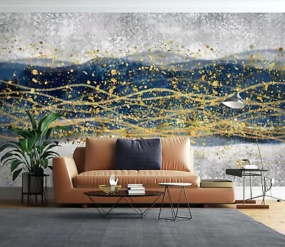 3D Watercolor Mountains K73 Wallpaper Mural Self-adhesive Removable Sticker Luna • $73.98