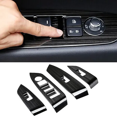 Replacement Titanium Window Switch Panel Cover Trim For Mazda CX-5 CX5 2017 2018 • $22.08