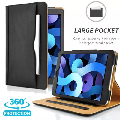 $50.34 • Buy Fits 2020 IPad Air 4th Gen 10.9-inch Leather Case With Built-in Pencil Holder