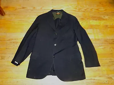 Vintage Antique Men's Black Wool  Suit Jacket  1920s • $799.99