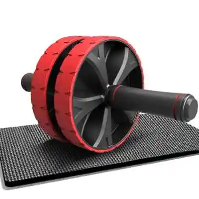 Abs New Keep Fitness Wheels No Noise Abdominal Wheel Ab Roller With Mat • $23.39
