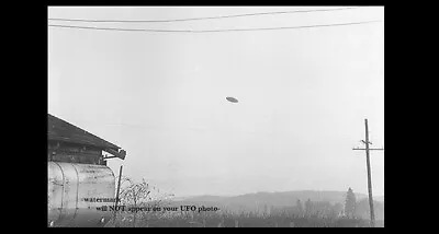 1950 UFO Flying Saucer PHOTO Oregon Sighting Space Aliens Project Blue Book • $4.48