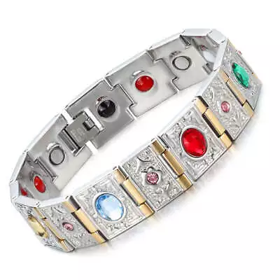 Crystal Magnetic Bracelet Men Restore Balance Energy Power Joy Unique Gift Women • $35.67