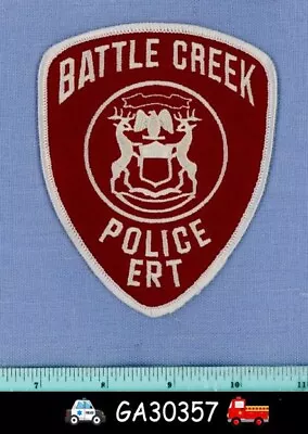 BATTLE CREEK * SWAT MICHIGAN Police Shoulder Patch SUBDUED KELLOGG'S CEREAL  • $4.99