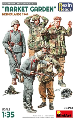 £16.99 • Buy Miniart 1/35 Scale WW2  MARKET GARDEN  NETHERLANDS 1944. RESIN HEADS
